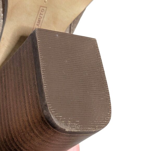 Vince Camuto Gabeena Sz 7M 37. 5 Booties Tan Suede Pull On Boots Boho Western - Picture 16 of 16